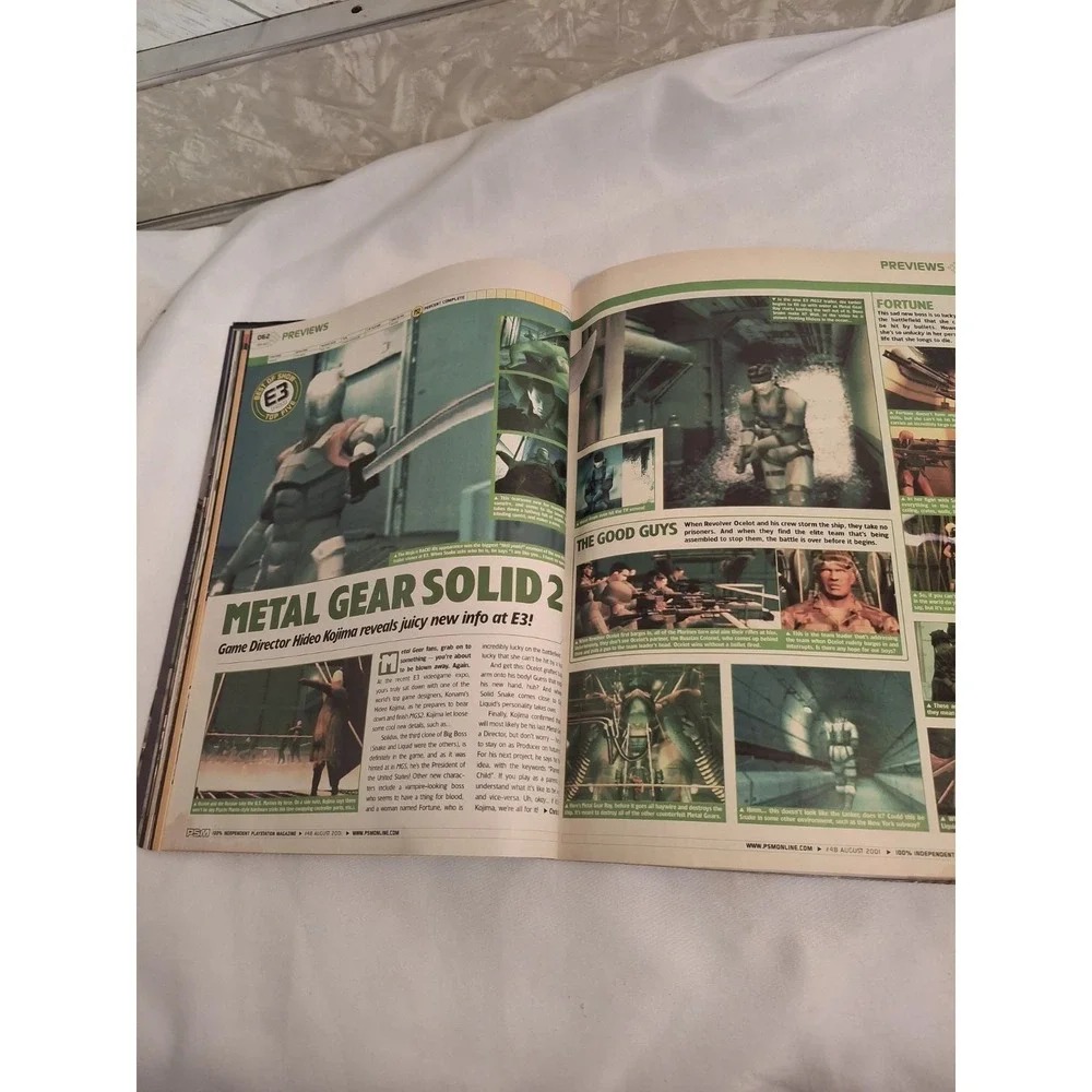 PlayStation Magazine Aug 2001 Issue 48 Vintage Game Magazine Resident Evil CV